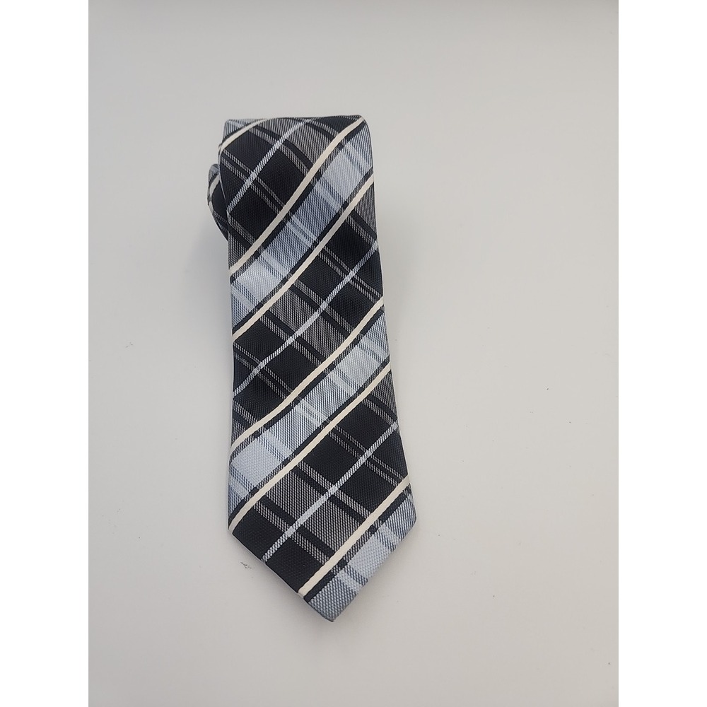 Bergamo New York Tie Blue Plaid‎